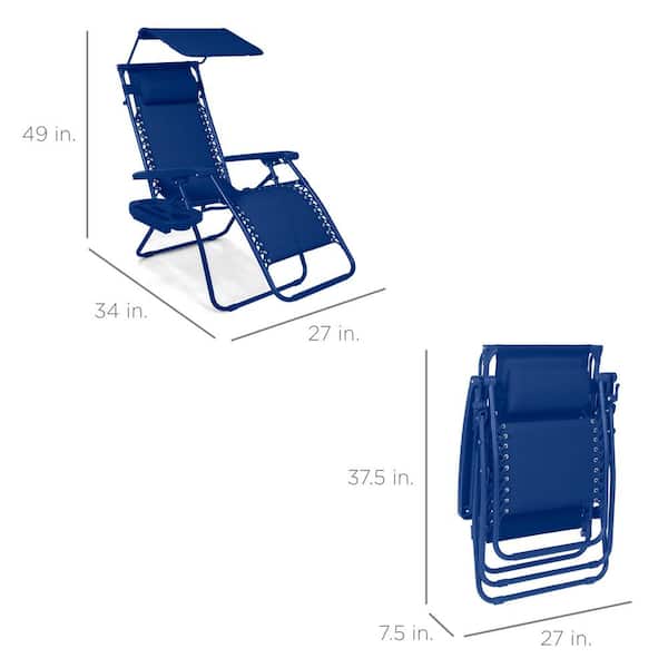 Best Choice Products Zero Gravity Metal Folding Reclining Marine