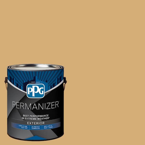 1 gal. PPG1090-4 Drops of Honey Satin Exterior Paint