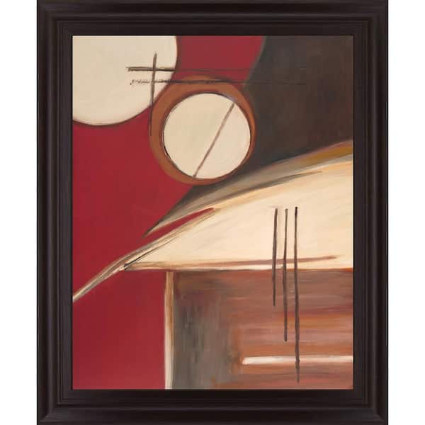 Classy Art 28 in. x 34 in. "Circa Design Il" By Joy Alldredge Framed Print Wall Art