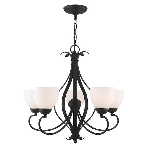 Brookside 5 Light Black Chandelier