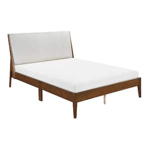 Cordelia Gray Wood Frame Full Platform Bed