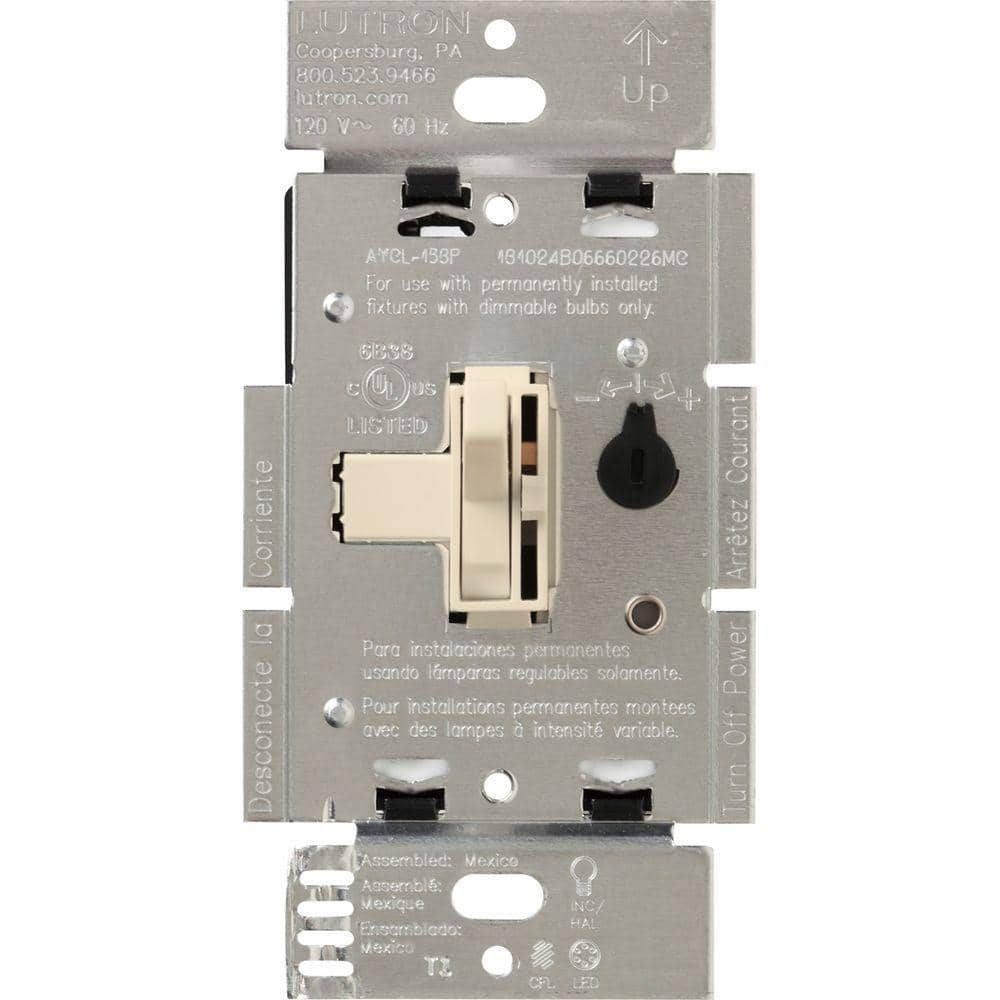 Toggler LED+ Dimmer Switch for Dimmable LED and Incandescent Bulbs,250W/Single-Pole or 3-Way,Light Almond (AYCL-253P-LA) price history on PriceWatchPro