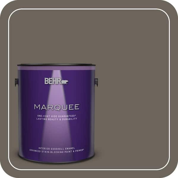 BEHR MARQUEE 1 gal. #N360-6 Patio Stone One-Coat Hide Eggshell Enamel Interior Paint & Primer