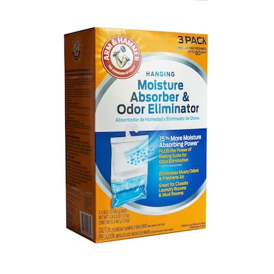 16 oz. Moisture Absorber and Odor Eliminator Hanging Bag (3-Pack)
