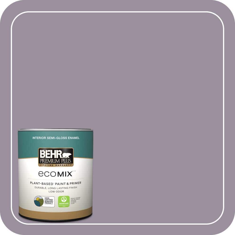 1 qt. #PPU16-13 Duchess Lilac Semi-Gloss Enamel EcoMix Plant-Based Interior Paint & Primer price history on PriceWatchPro