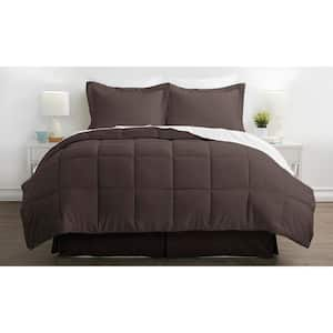 Performance 8-Piece Chocolate Queen Comforter Set