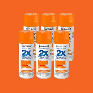 12 oz. Gloss Real Orange General Purpose Spray Paint (6-Pack)