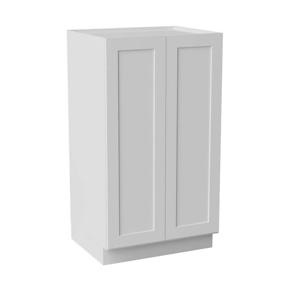 30 in. W x 24 in. D x 54 in. H Ready to Assemble Solid Wood Shaker Pantry Kitchen Cabinet in White price history on PriceWatchPro
