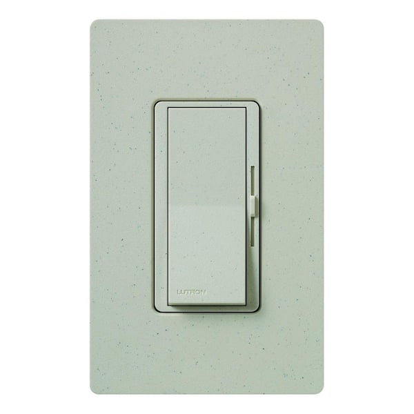 Lutron Diva Dimmer Switch for Incandescent and Halogen Bulbs, 600-Watt/Single Pole, Stone (DVSC-600P-ST)