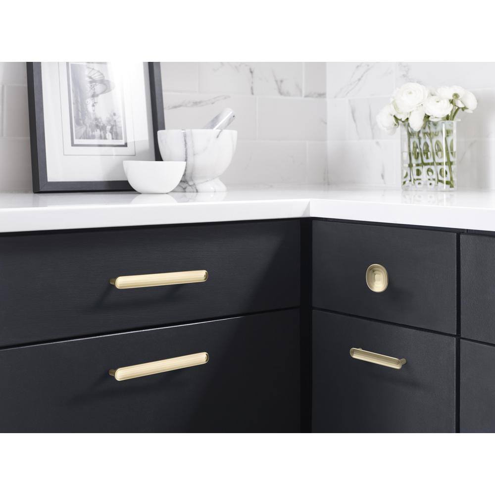 Golden Champagne Modern Metal Cabinet Bar Pull
