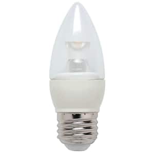 25W Equivalent Bright White Torpedo B10 Dimmable LED Light Bulb