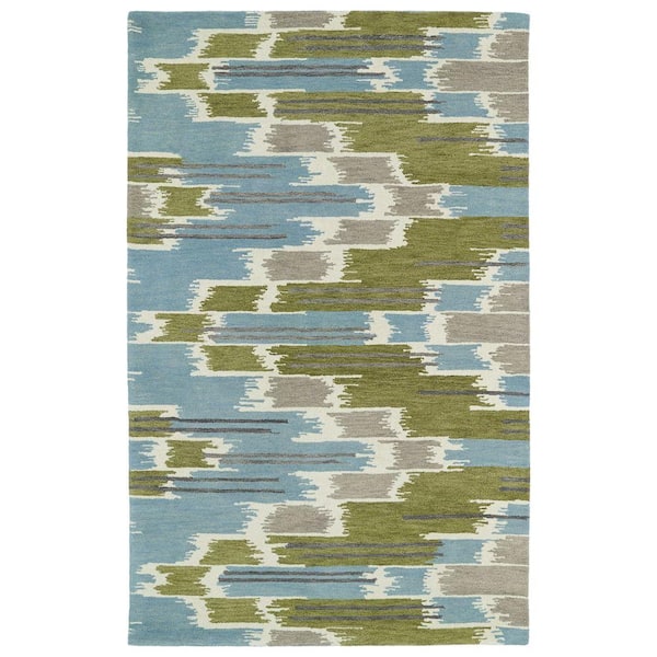 Global Inspiration Wasabi 9 ft. x 12 ft. Area Rug