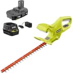 18-Volt Lithium-Ion Cordless Hedge Trimmer RYOBI P2607BTL ONE Tool-Only 18 in