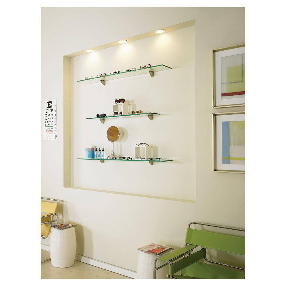 Silver 6-Inch Aluminum and Steel Recessed Light Housing