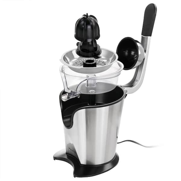 VINCI 50 W 12 fl. Oz. Stainless Steel Hand-Free Citrus Juicer, Automatic  With 1-Button Easy Press E19010 - The Home Depot