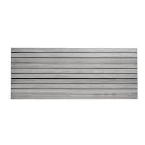 0.79 in. x 16.69 in. x 45.67 in. UltraLight Linari Modern Grey Wall Paneling (4-Pack)
