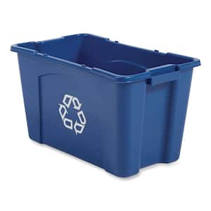 18 Gal. Blue Recycling Bin
