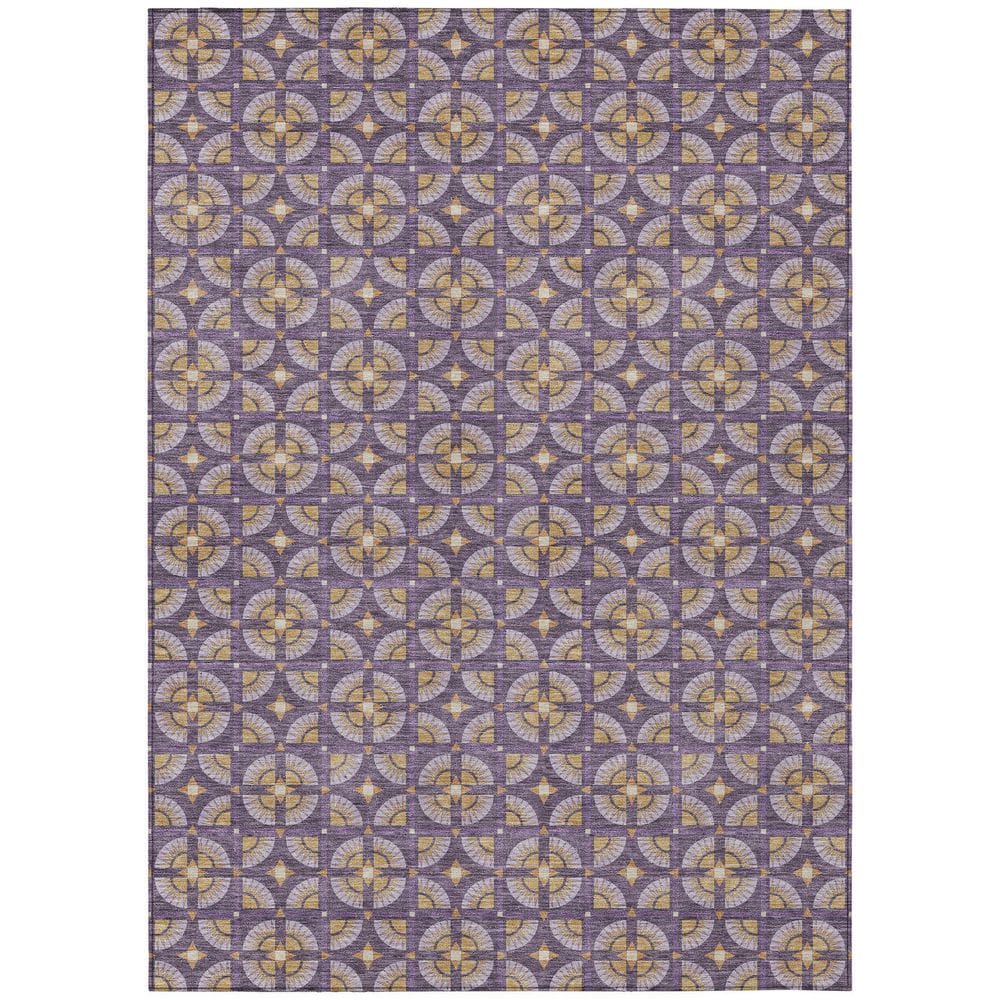 Chantille Machine Washable Indoor/Outdoor Abstract ACN2552 Purple 10 ft. x 14 ft. Area Rug price history on PriceWatchPro