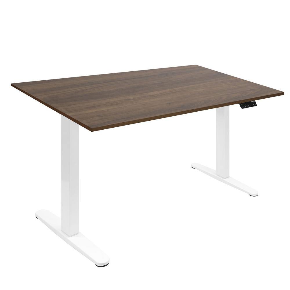 Electrical 55 in. Rectangular Adrift MDF Desk with Anti-Collision Ultra Quiet Dual Motor 2-Stage Telescoping Legs price history on PriceWatchPro