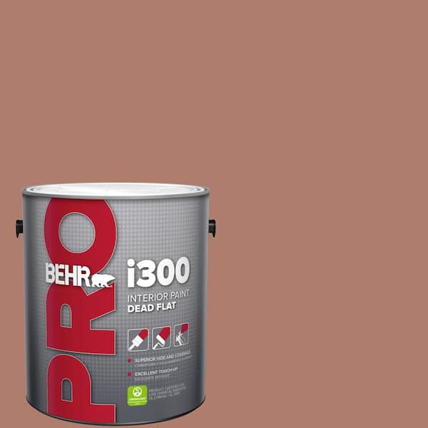 1 gal. #PPU2-11 Mars Red Dead Flat Interior Paint