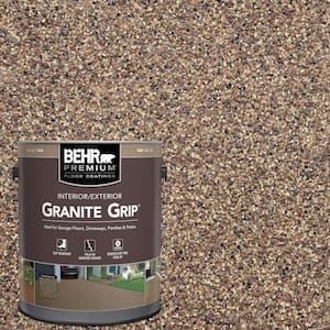 1 Gal. Tan Granite Grip Decorative Flat Interior/Exterior Concrete Floor Coating