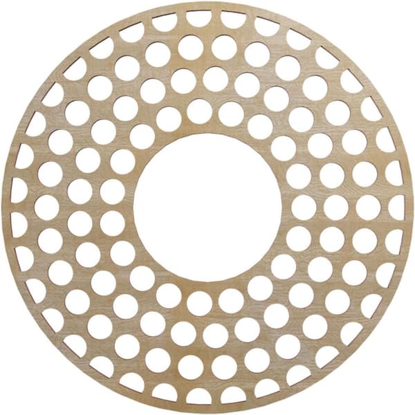 Ekena Millwork 0.25 in. x 5.75 in. x 16 in. Wood Medallion Moulding