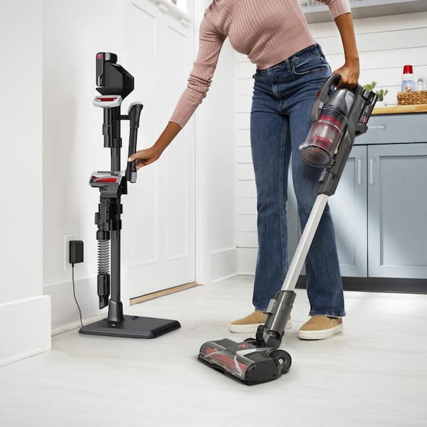 HOOVER ONEPWR Tower Charging Stand for Emerge Stick Vacuum - Dual Battery Charger and Accessory Organizer