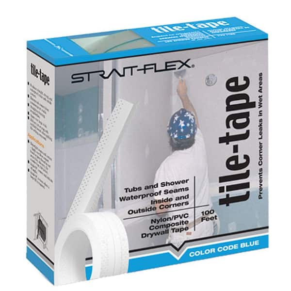 Strait-Flex 2-1/4 in. x 100 ft. Tile-Tape Mold Resistant Joint Tape Backer Board T-100