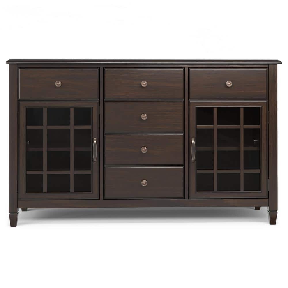 Connaught Chestnut Brown Solid Wood Sideboard Buffet