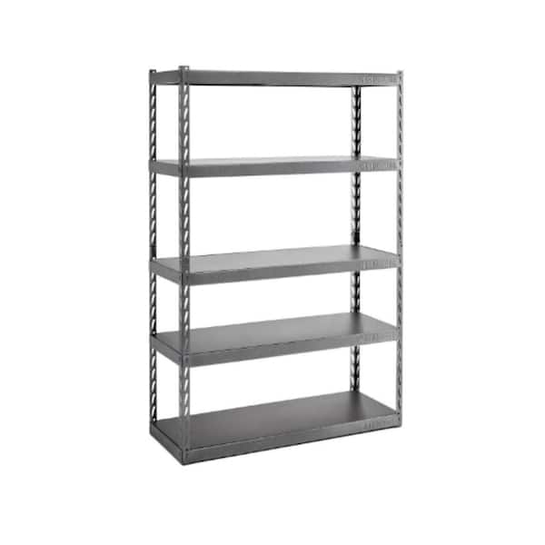 Gladiator 5-Tier Steel Garage Storage Shelving Unit with EZ Connect (48 in. W x 72 in. H x 18 in. D)