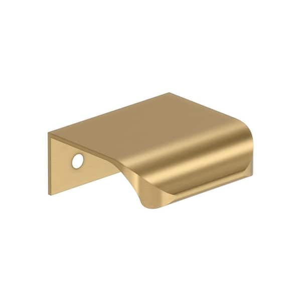 Amerock Streamline Tab 1-3/4 in. Center-to-Center (44mm) Modern Champagne Bronze Cabinet Edge Pull