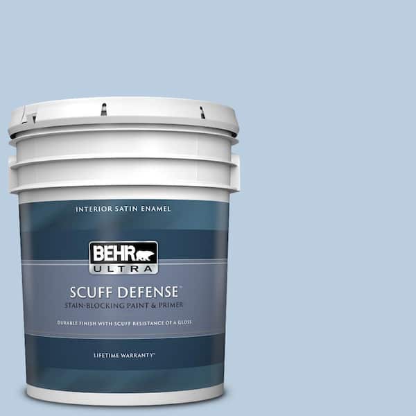 BEHR ULTRA 5 gal. #M530-2 Skys the Limit Extra Durable Satin Enamel Interior Paint & Primer