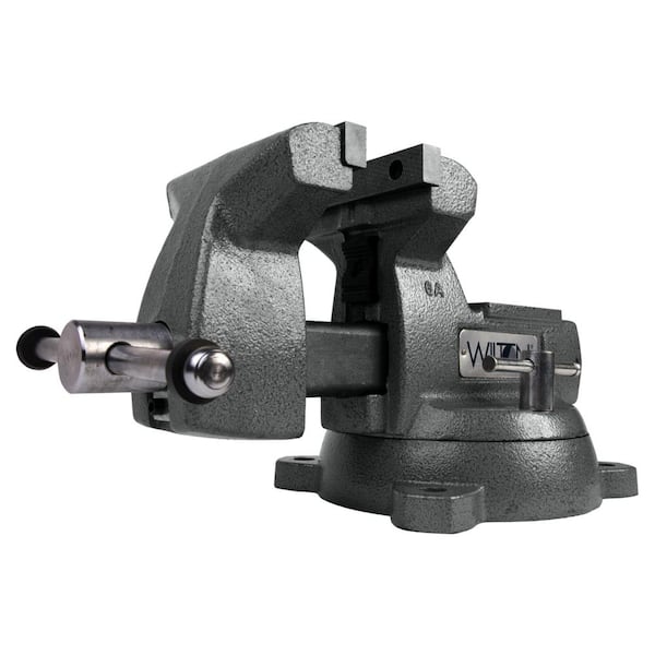 6 in. Mechanics Vise with Swivel Base, 4-2/16 in. Throat Depth