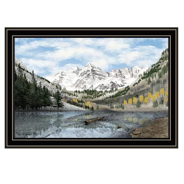 ふうけい LANDSCAPES #1 HomeRoots 1-Piece Framed Graphic Print Landscape and Nature 19.00