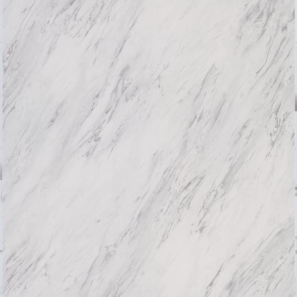 Take Home Sample - Carrara Marble Peel and Stick Vinyl Tile