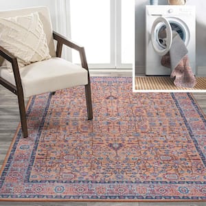 Kemer All-Over Persian Washable Multi 9 ft. x 12 ft. Area Rug