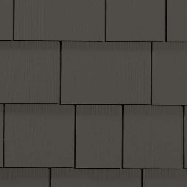 Hardie Shingle HZ5 15.25 in. x 48 in. Statement Collection Rich Espresso Straight Edge Fiber Cement Siding
