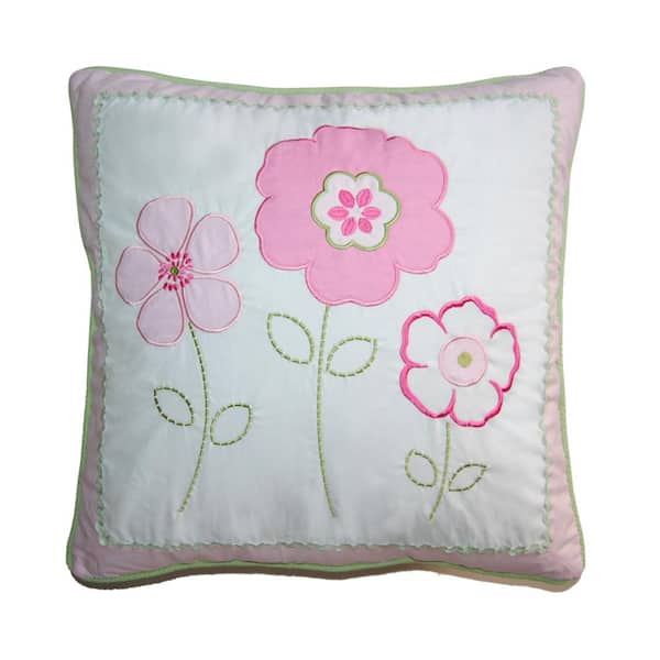 BOSDECO Peach Dusk Blue Pale Pink Gray White Watercolor Floral Embracing  Bouquet Anemone Arrangement Baby PillowCase Pillow Cover 16x16 inch Set of  2 