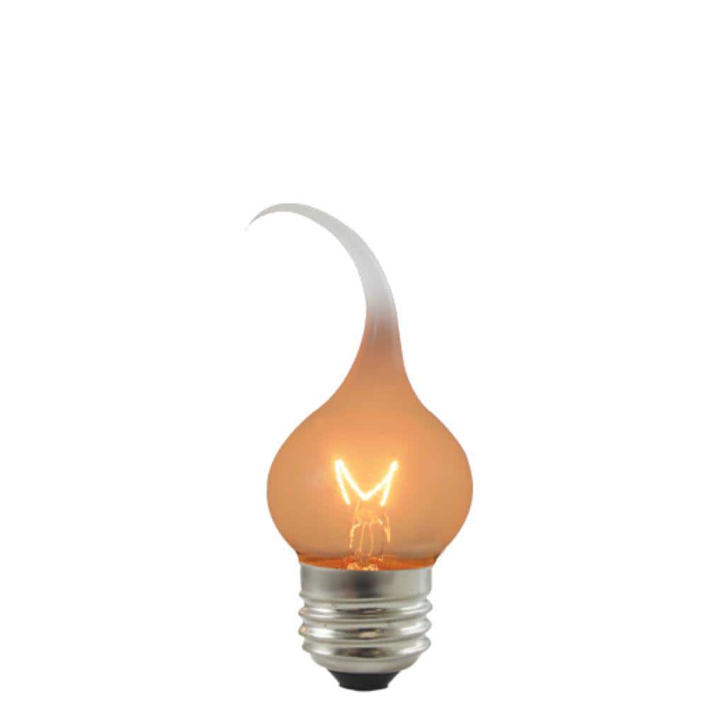 7.5-Watt Warm White Light S11 (E26) Medium Screw Base, Dimmable Silicone In