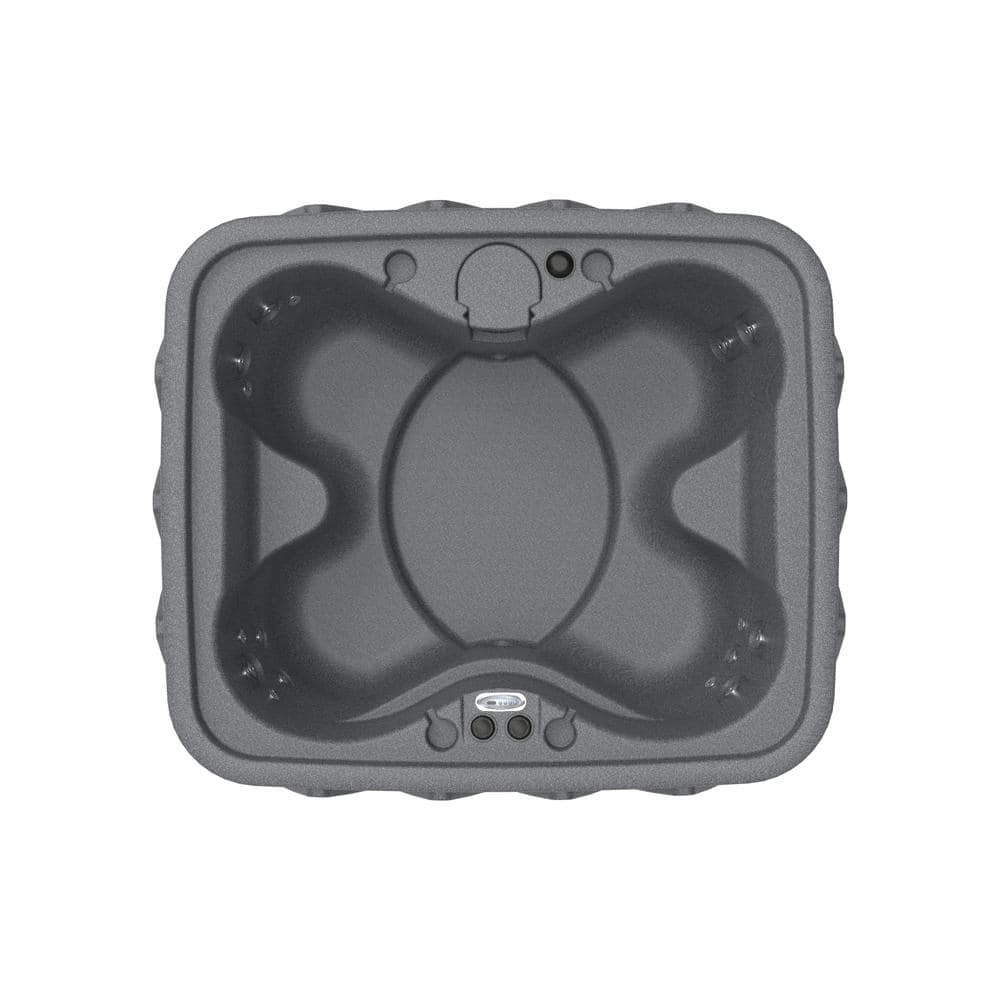 Graystone 4-Person Plug & Play Hot Tub with LED Waterfall