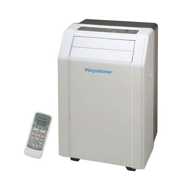 Keystone 12,000 BTU 115-Volt Portable Air Conditioner with Follow Me LCD Remote Control