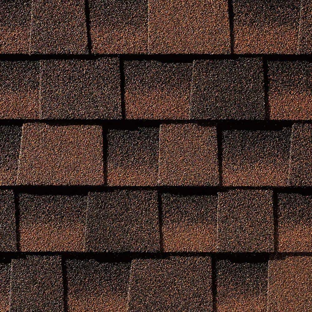 Gaf Ridge Caps GAF GAF Z-Ridge Asphalt Hip & Ridge Cap Shingles - Hickory/Sedona ...