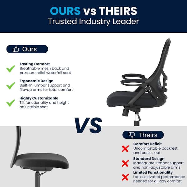 Carnegy Avenue Porter High Back Mesh Swivel Ergonomic Office Chair