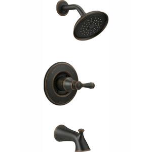 Silverton Single-Handle 1-Spray Tub and Shower Faucet in Venetian Bronze (Valve Included)