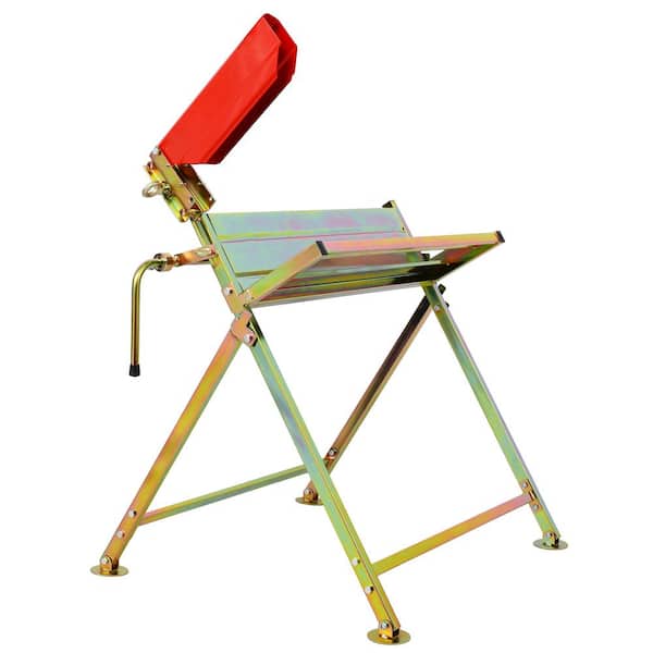 Steel Heavy Duty Sawhorse with Chainsaw Holder