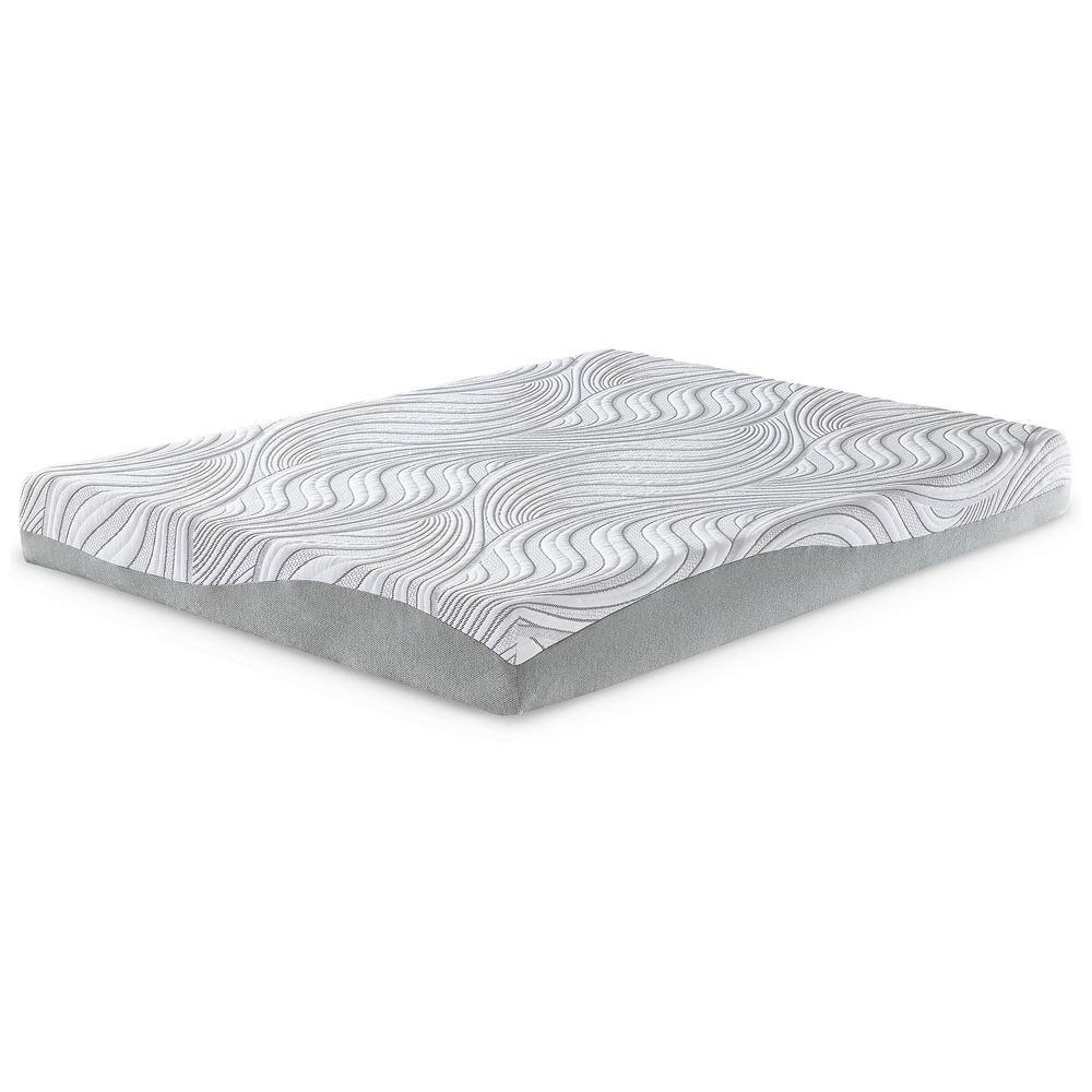 8-Inch White Memory Foam Queen Mattress