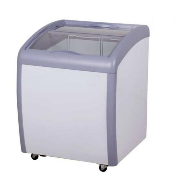 Cooler Depot 26 in. W 3.9 cu.ft. Manual Defrost Commercial Curved Glass ...