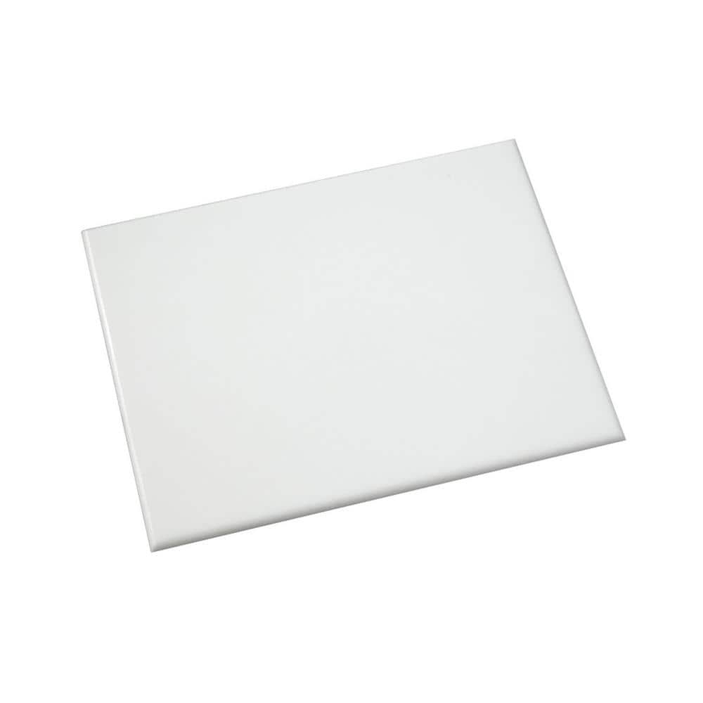 Choice 3-Piece 1/2 Thick White Polyethylene Cutting Board Kit