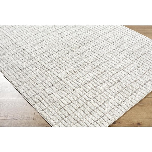 Livabliss x Our PNW Home Cascade Ivory/Light Brown 5 ft. x 7 ft. Global Indoor Area Rug