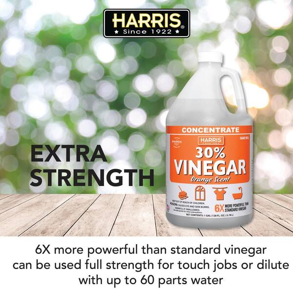 Harris 128 oz. 30% Vinegar All Purpose Cleaner Concentrate VINE30-128 - The  Home Depot